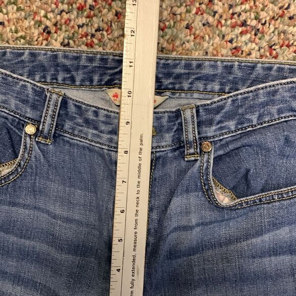 Brooks Brothers 1818 Medium Wash Blue Mid Rise Straight Leg Jeans Size 6 - Picture 9 of 13